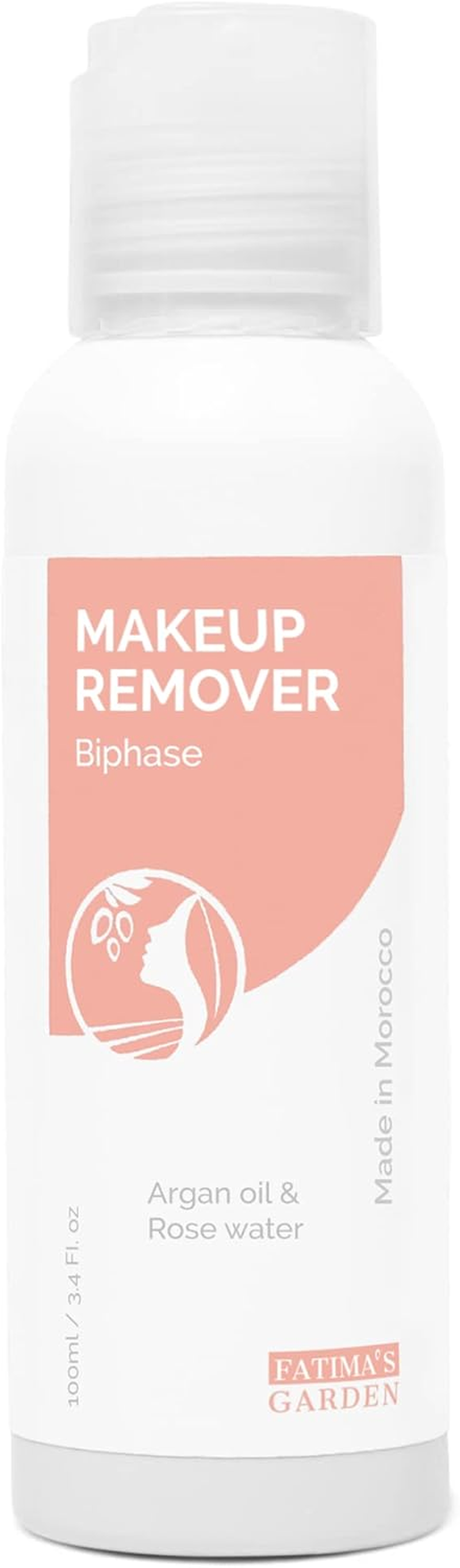 Fatima'S Garden Organic Makeup Remover - with Argan & Rose Water, 100Ml