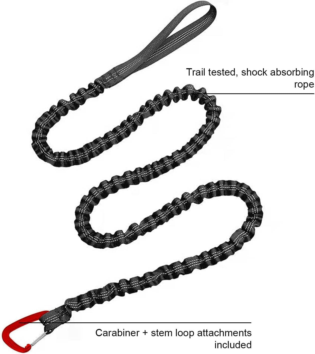 Bicycle Tow Rope Belt Strap, 1Pc MTB Stretch Bungee Tow Rope, Bicycle Children Bungee Tow Strap with Storage Bag