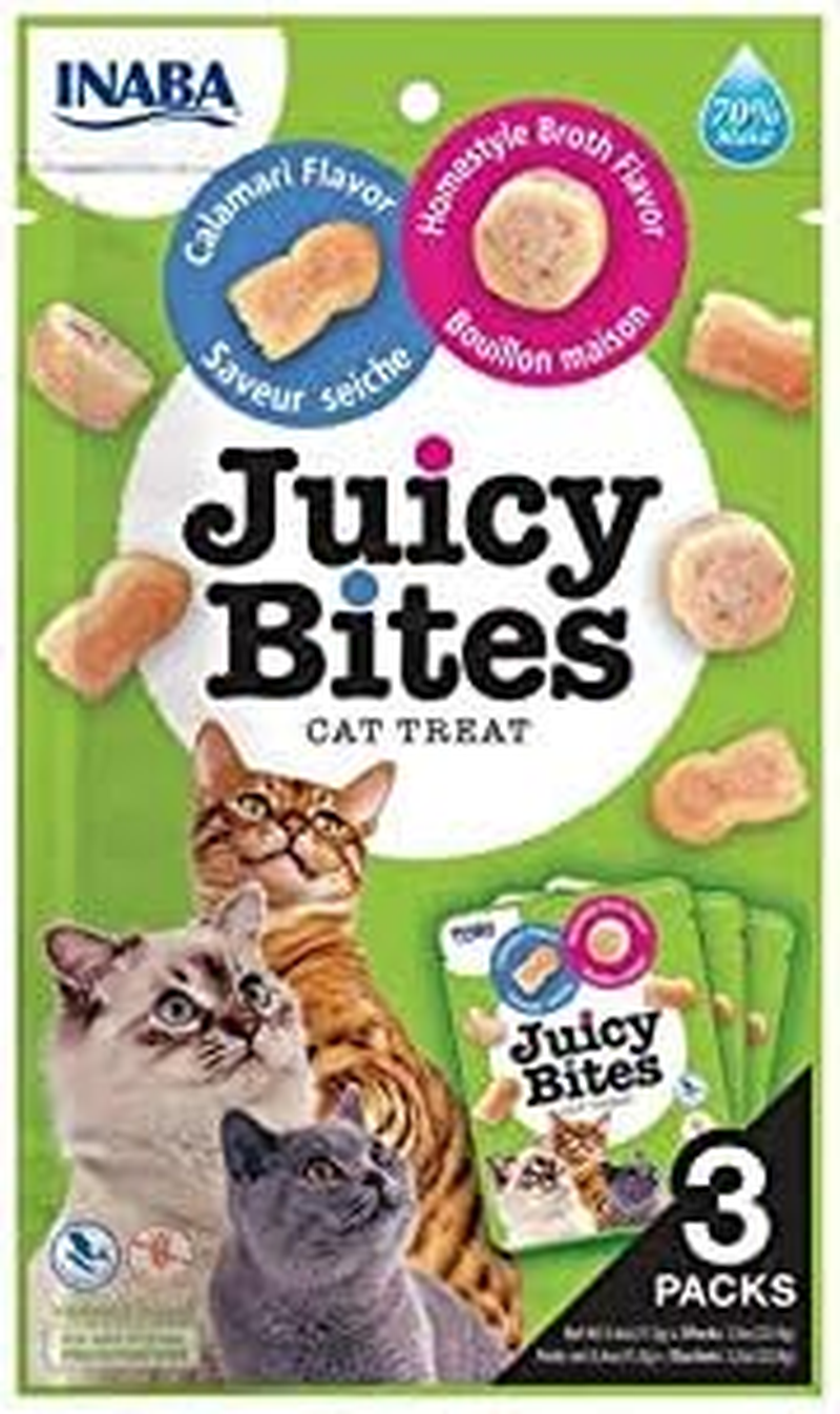Inaba Juicy Bites Homestyle Br & Calamari (Cat Treat) 6X34G