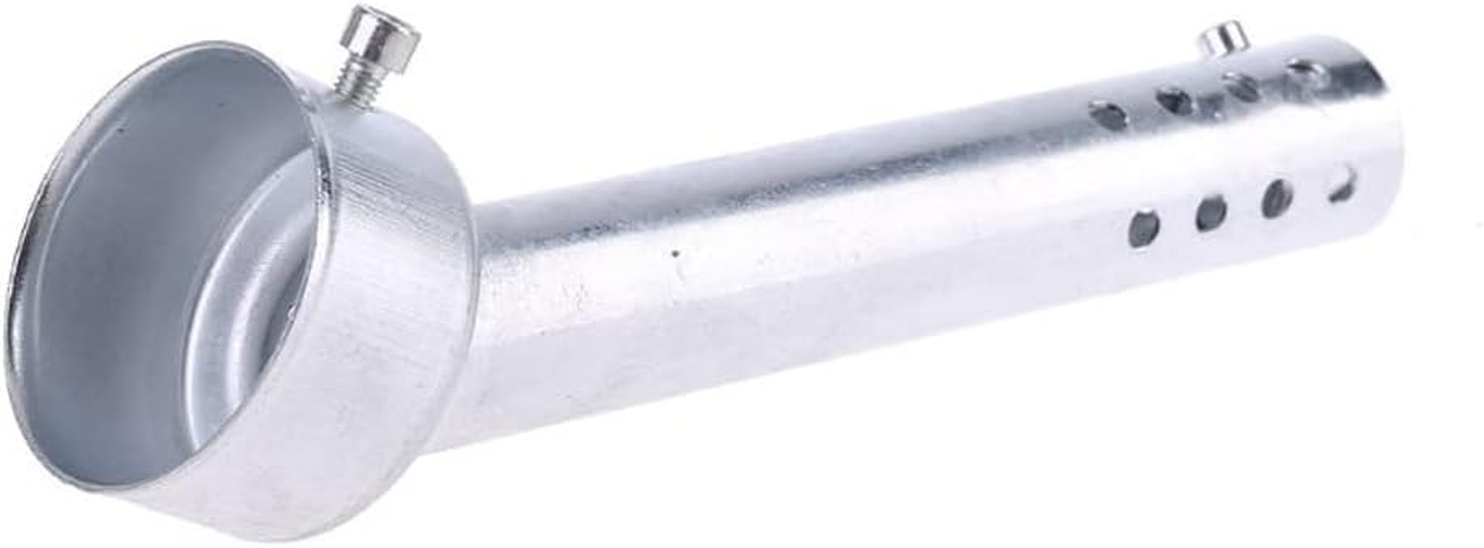 Baceyong Motorcycle Exhaust Silencer, 48Mm/1.9Inch Universal Adjustable Muffler Silencer Angled Exhaust Insert Baffle End Can Universal