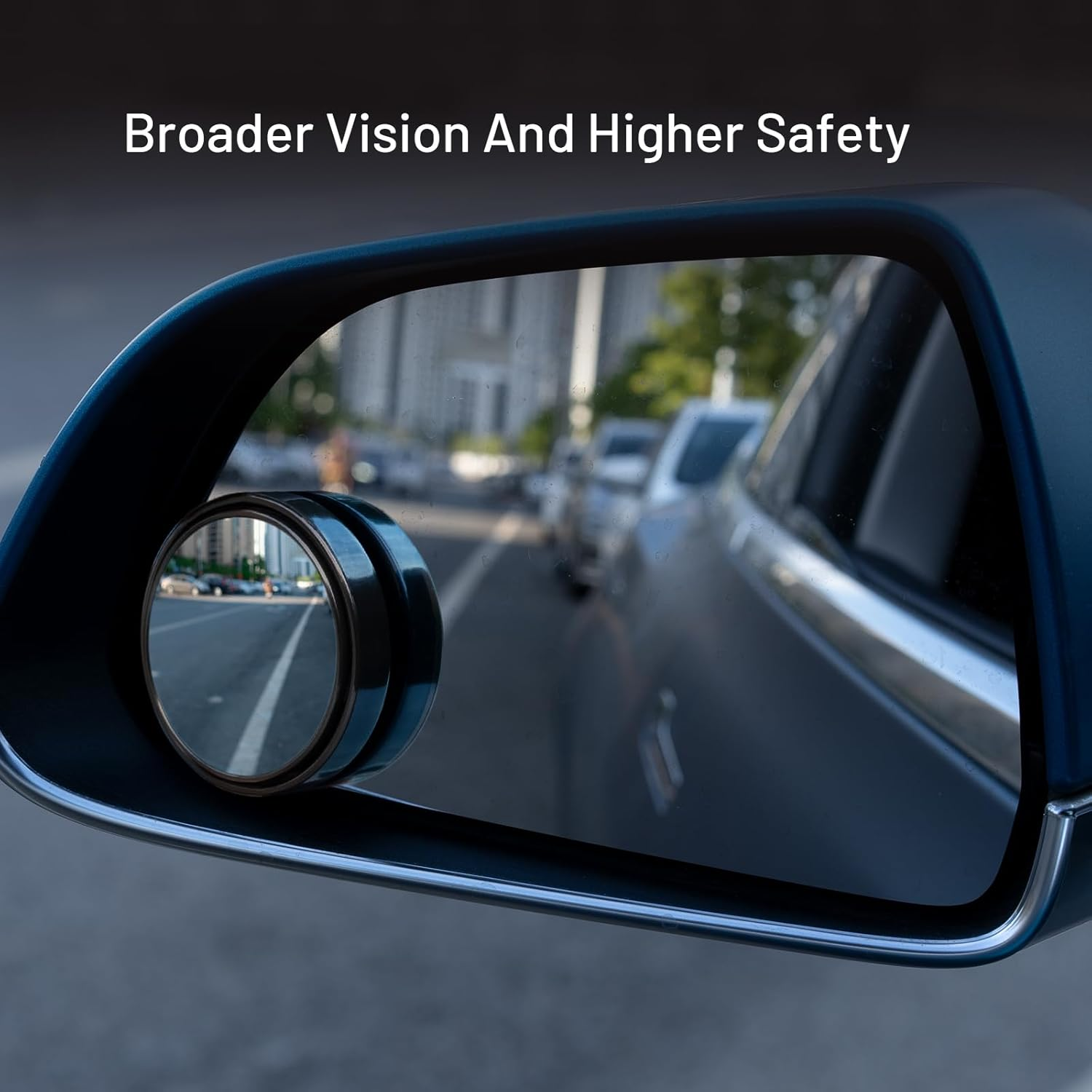 Blind Spot Mirror,2" round HD Glass 360&deg;Wide Angle Adjustable Blindspot Mirror,2Pcs Convex Car Side Mirror for Cars SUV and Trucks image number 1