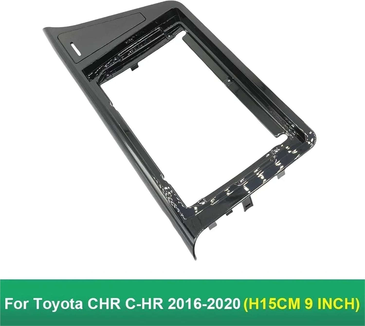 Car Radio Frame Fit for Toyota CHR 2016-2020 9Inch Car Radio Fascias GPS MP5 Stereo Player 2 Din Head Unit Panel Radio Dash Bezel(Farme Cable RHD 15CM) - Farme Cable Lhd 15Cm image number 6