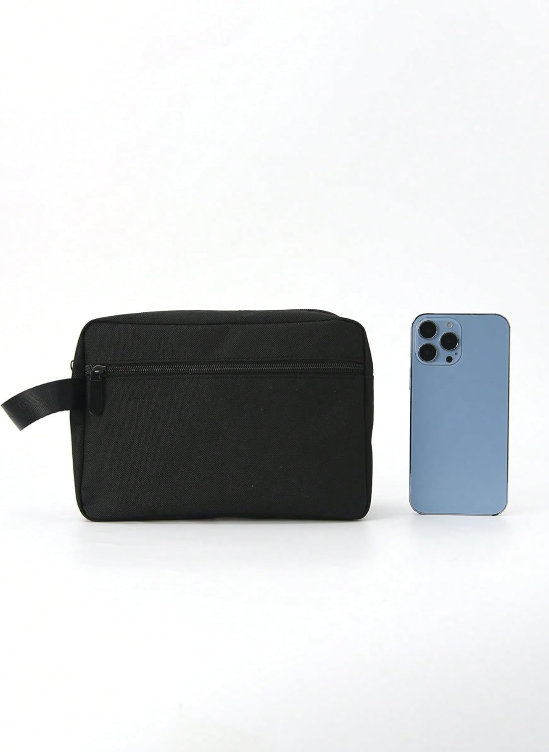 Men'S Toiletry, Etercycle Travel Toiletry, Portable Cosmetic, Shaving for Travel with Handle, Large Storage Space (Black, One Size) image number 2