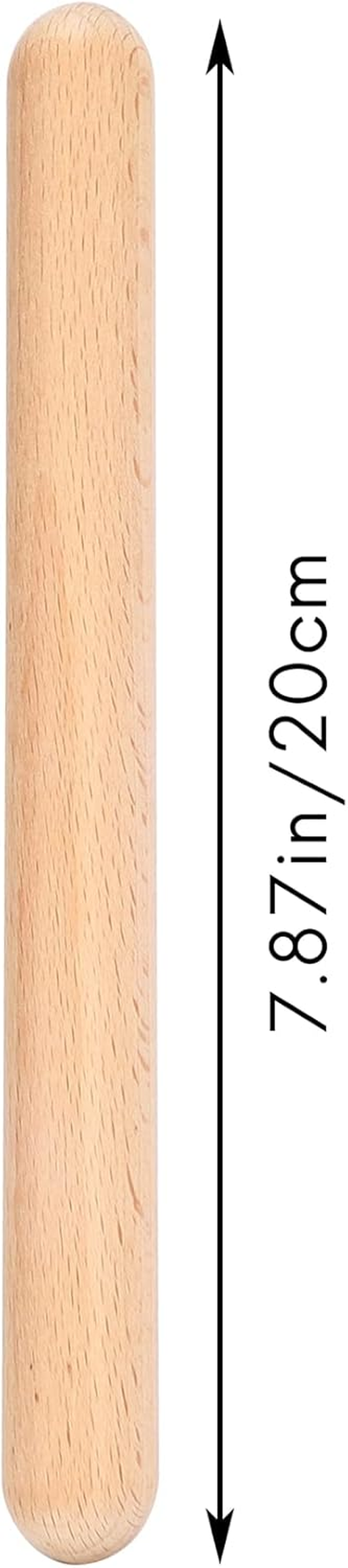 Ceahoify 6 Pairs Wood Claves Musical Percussion Instrument Rhythm Sticks Percussion Rhythm Sticks Children Musical Toy image number 3