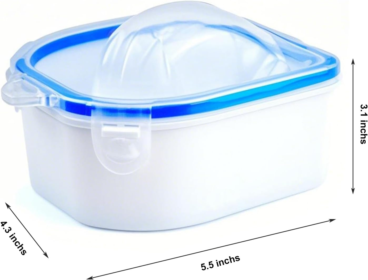 Nail Soaking Bowl,Soak off Bowl, Manicure Bowl Acetone Proof for Acrylic Nails Remover Home and Salon image number 4