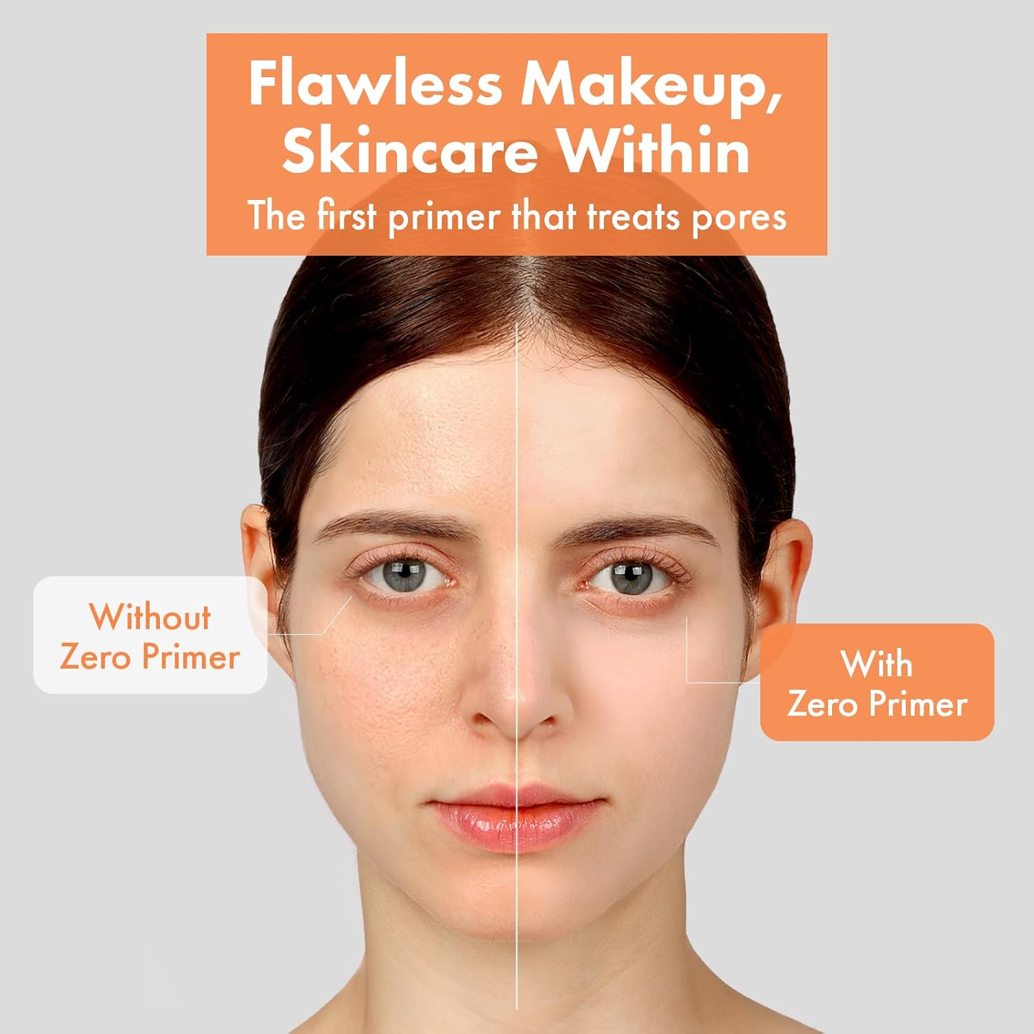 Delyvely Zero Primer, K Beauty Face Primer with Pore Minimizer, Oil & Shine Control, Matte Blurring Finish, Smooths Fine Lines & Wrinkles, Long-Lasting Makeup for Oily Skin, 20Ml / 0.67 Fl. Oz. image number 5