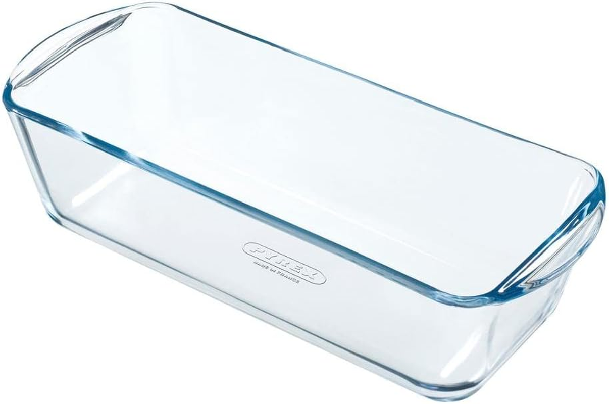 Pyrex Classic Glass Loaf Dishes 2-Pieces Set, 28 Cm Size, Clear