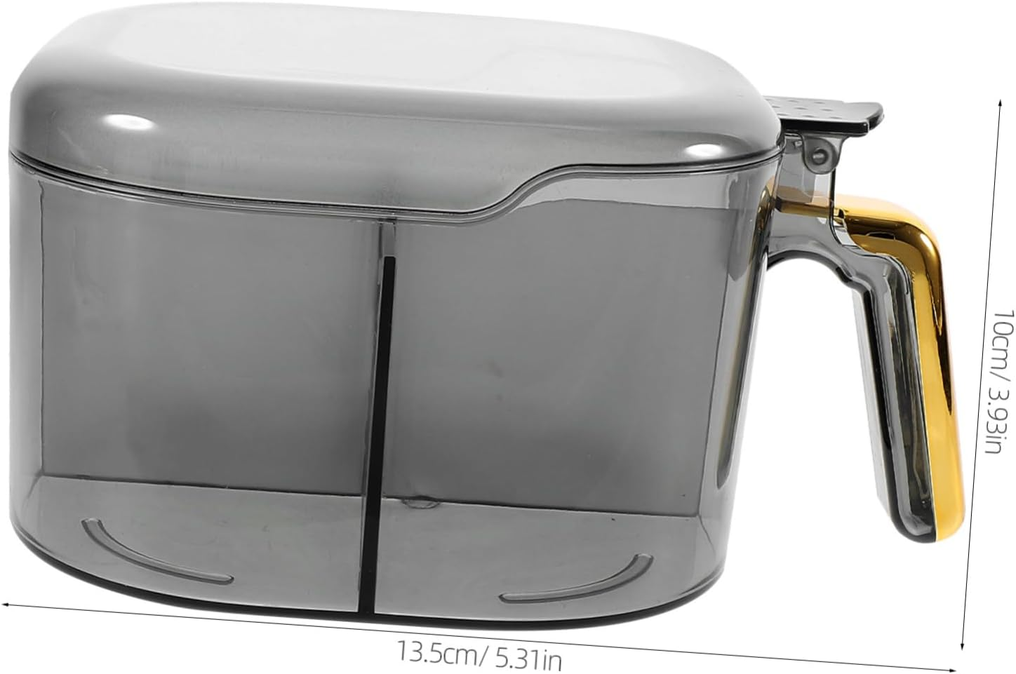 GOOHOCHY Home Supply Seasoning Container Delicate Spice Jar Desktop Spice Jar Storage Box for Salt Pepper Sugar image number 5