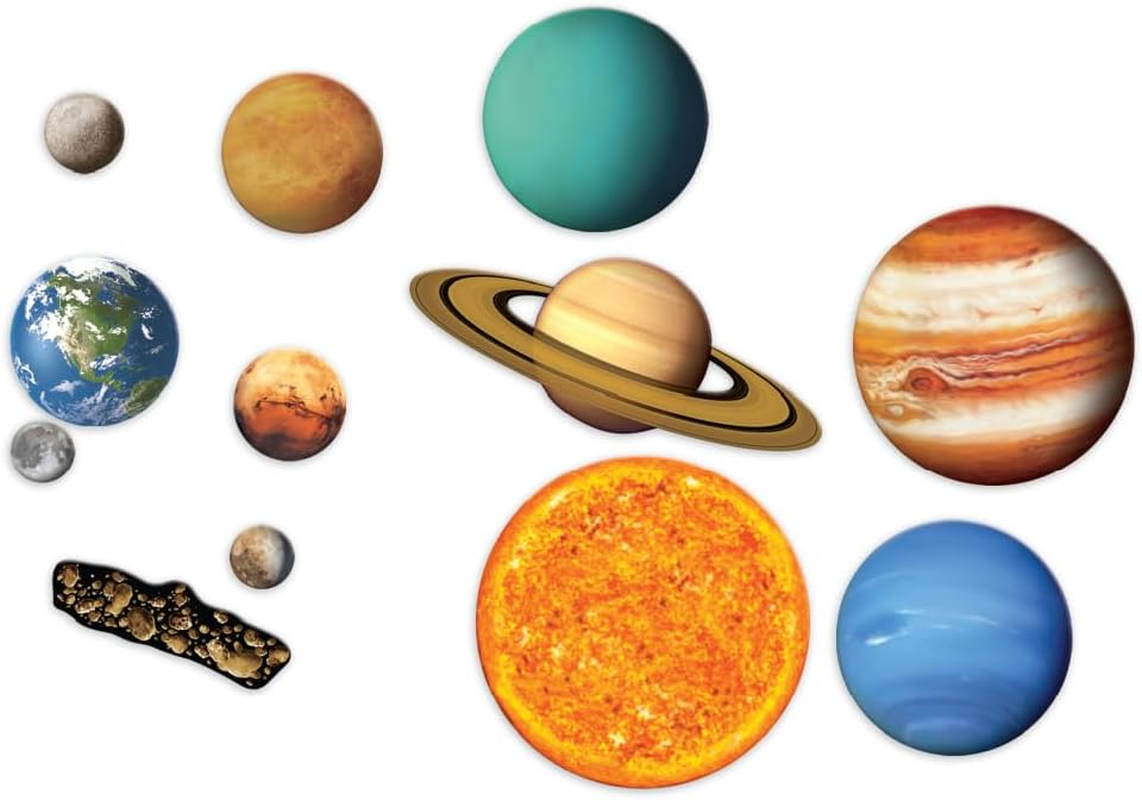 Learning Resources Giant Magnetic Solar System, Whiteboard Display, 13 Piece Set, Ages 5+ image number 4