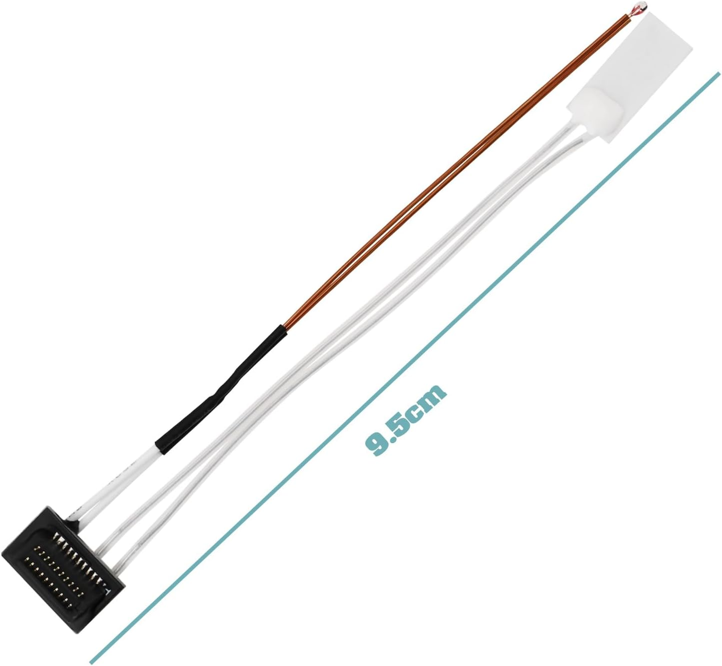 SING F LTD 2 Sets 3D Printer Ceramic Heater Thermistor with Fixing Clip 24V 48W Heating Tube Compatible with Bambu Lab P1P P1S 9.5Cm image number 3