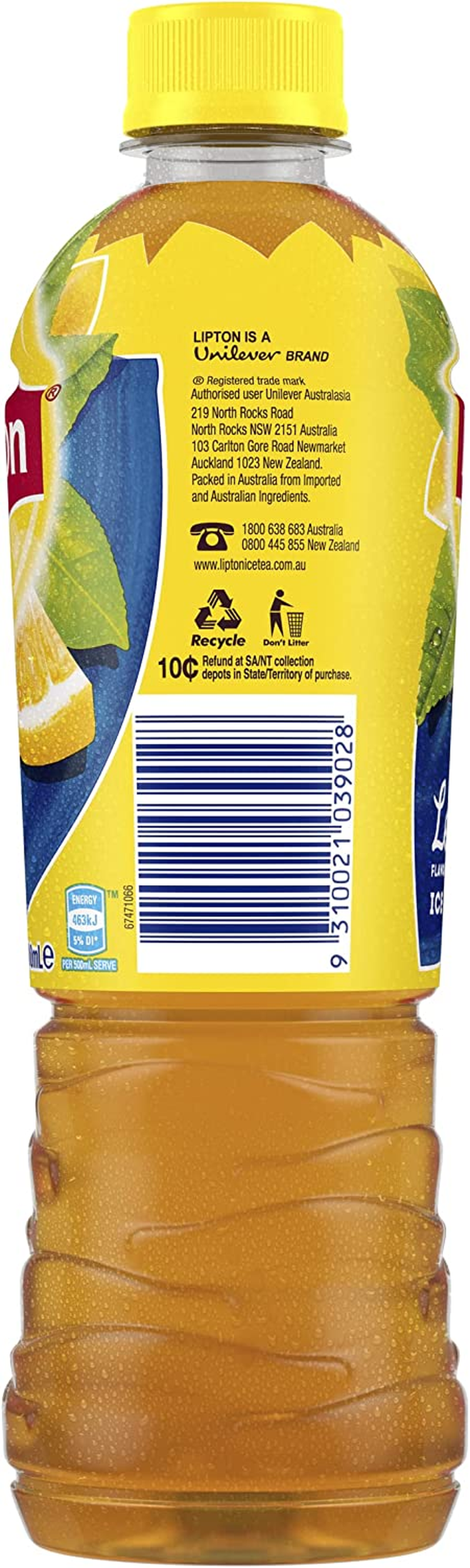 Lipton Lemon Ice Tea, 12 X 500Ml image number 4