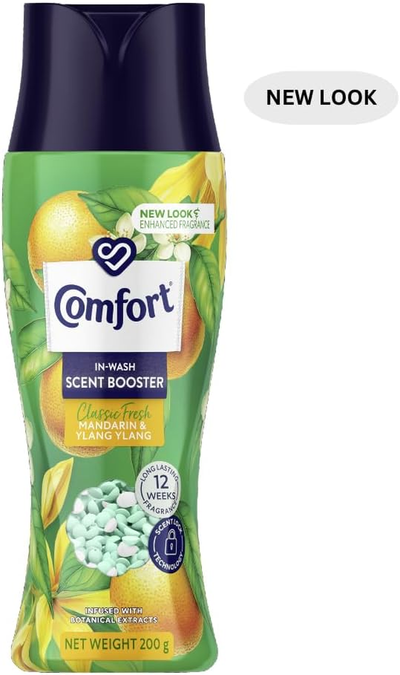 Comfort In-Wash Scent Booster Beads 200G, Classic Fresh, 12 Weeks of Long Lasting Freshness