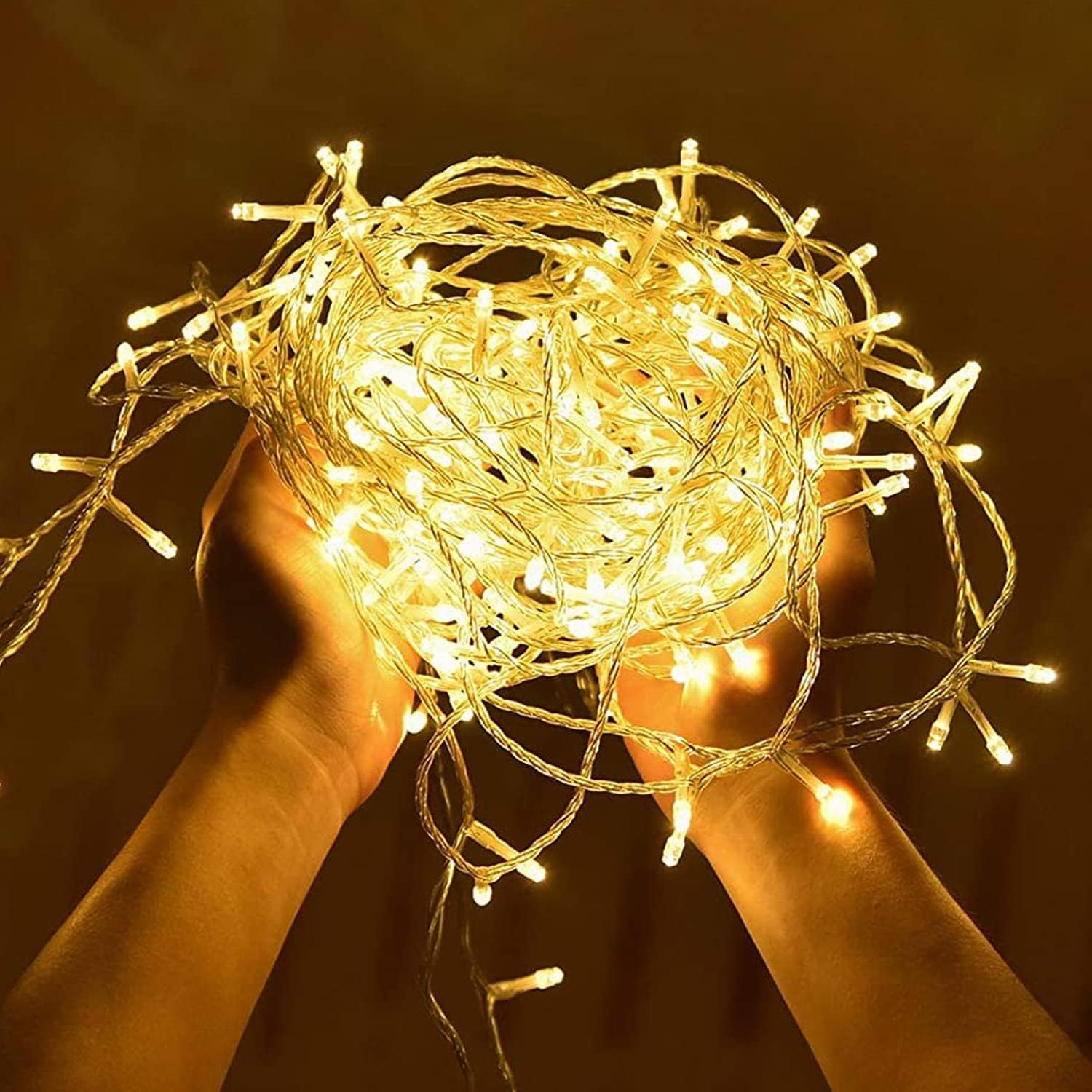 [2 Pack] 50LED Battery Fairy Lights for Bedroom, Fairy Lights Battery Operated Waterproof with 8 Modes,Christmas Lights Outdoor Indoor for Christmas Tree Decorations,Party,Bedroom,Garden image number 2