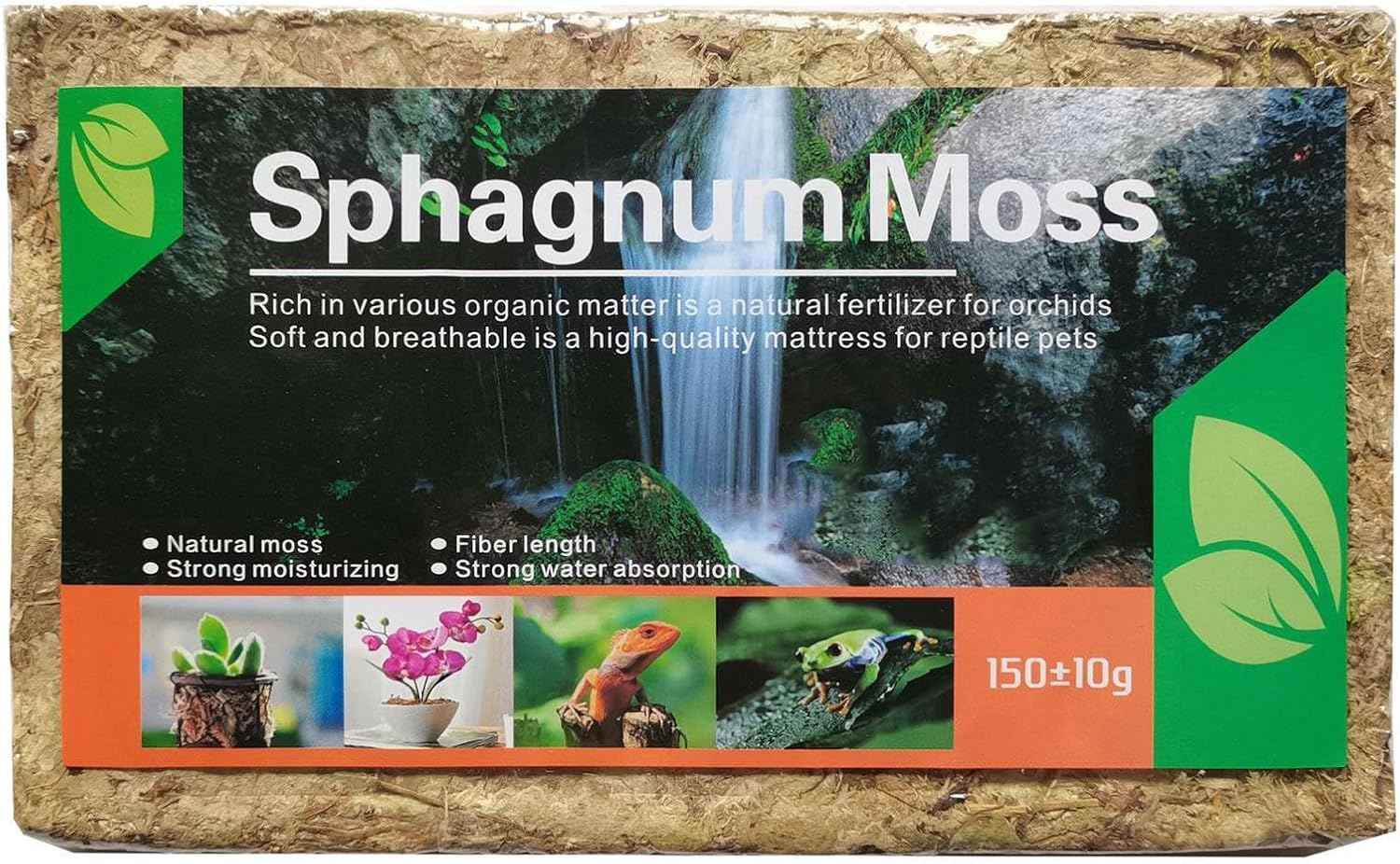 Sphagnum Moss for Plants, Natural Orchid Soil, Floral Arranging Supplies for Houseplant Gardening Aquarium Tank Pond Floral Crafts Reptile Terrariums Outdoor Decoration image number 3