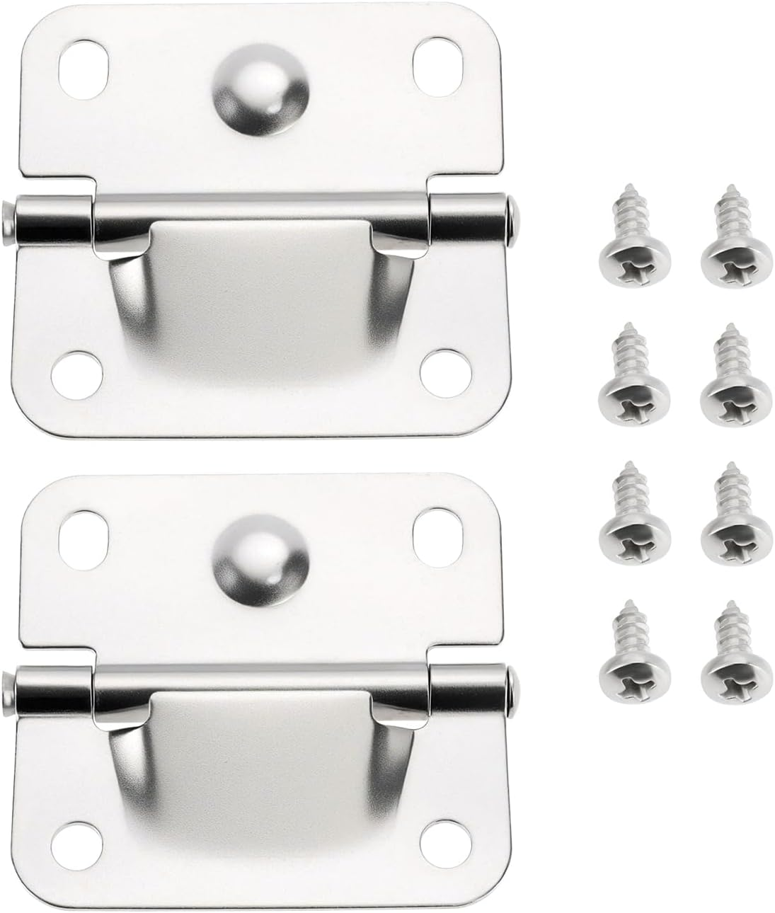 SG Store 2 Pieces Stainless Steel Cooler Hinges Ice Chest Hinge Replacement Compatible with Coleman Cooler 5226 5227B 5235 with Screws image number 3