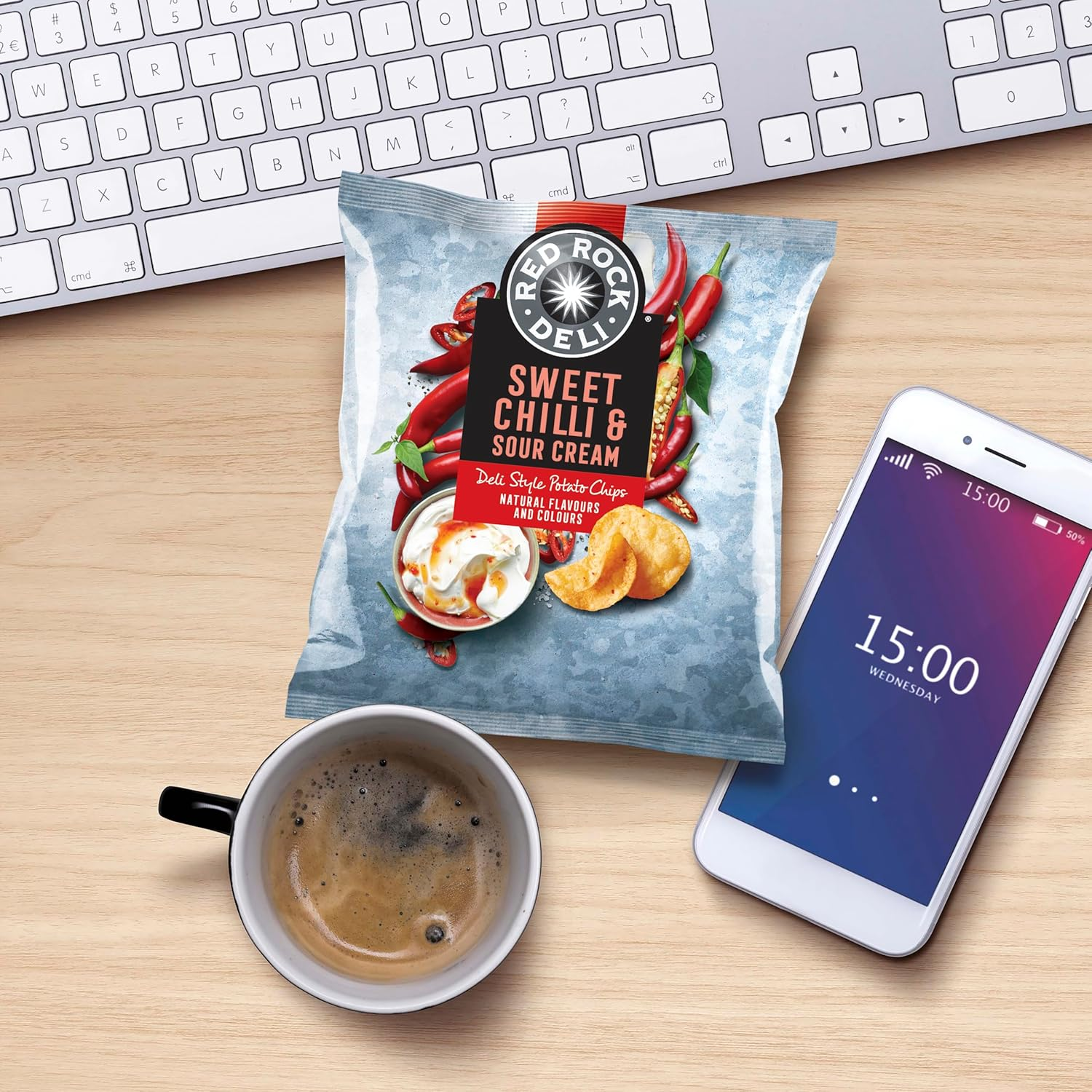 Red Rock Deli Potato Chips Lunchbox Multipack Sweet Chili & Sour Cream 5 Pack