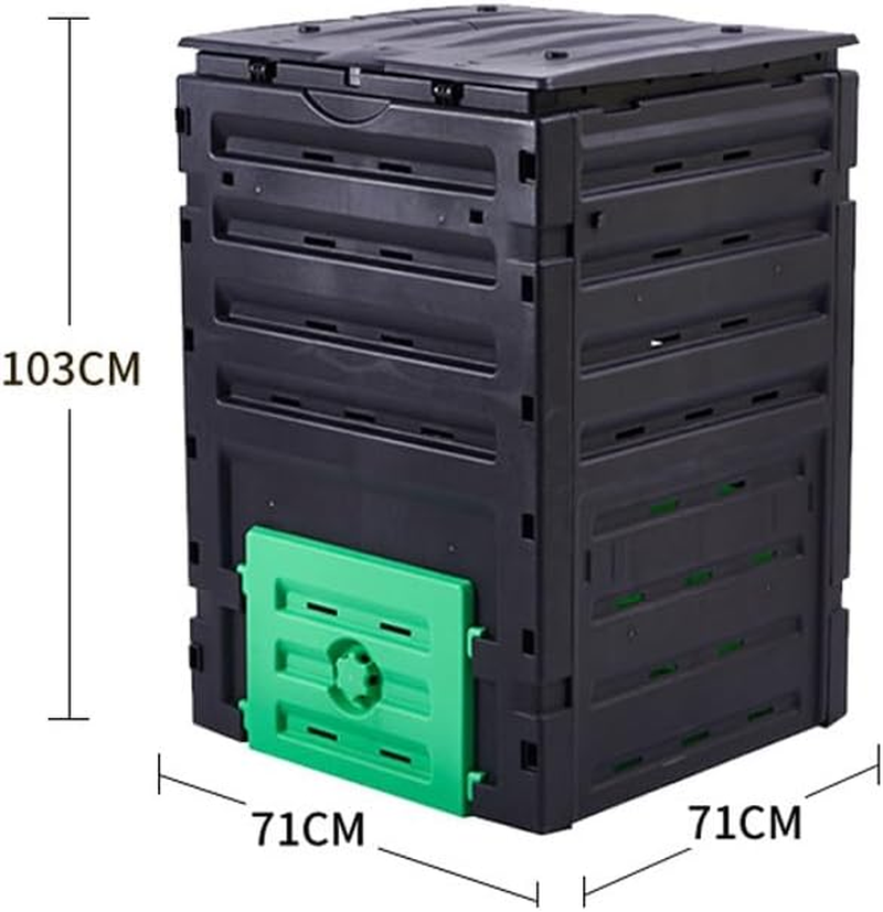 450L Home Garden Fertilizer Composter Bucket Bin Nutrition Outdoor Kitchen Compost Waste image number 4