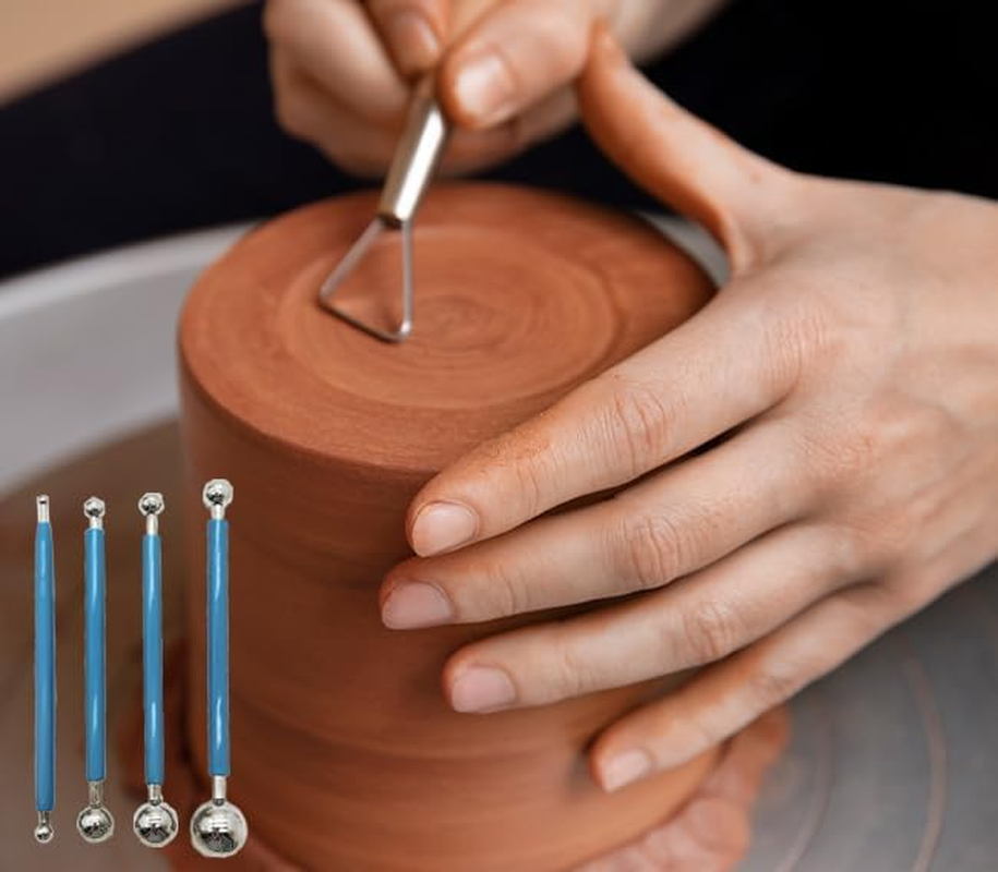 Professional 24-Piece Polymer Clay Tools Kit - Sculpting, Modeling, and Carving Set for Clay Art - Ideal for Beginners and Experts image number 2