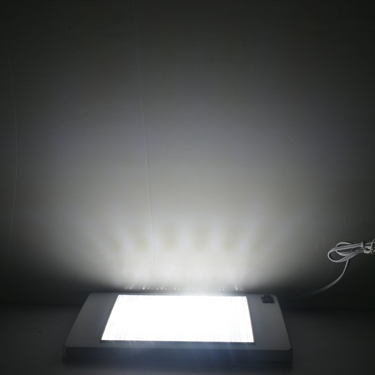 Dream Lighting 12V DC LED Rectangle Ceiling under Cabinet Kitchen down Light with Switch for Caravan Motorhome Camper RV Marine Cars Cool White