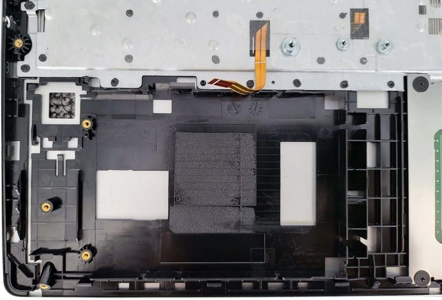 LTPRPTS Replacement Laptop Upper Case Palmrest Backlit Keyboard Assembly Part for HP Probook 450 G6 450 G7 L45090-001 Sliver