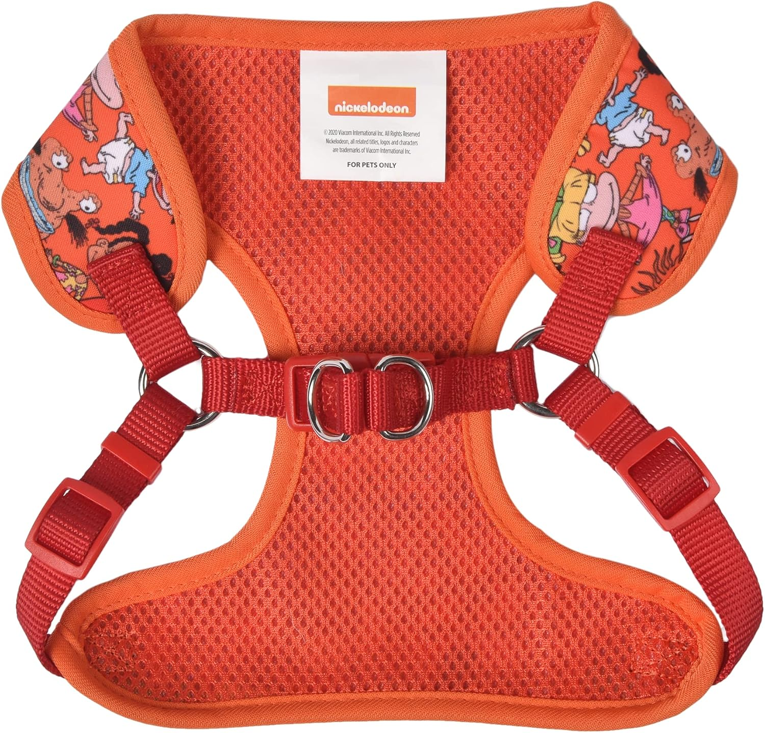Nickelodeon All Stars Dog Harness for Large Dogs | No Pull Dog Harness Vest with Nickelodeon Characters from Rugrats, Hey Arnold, and More image number 4