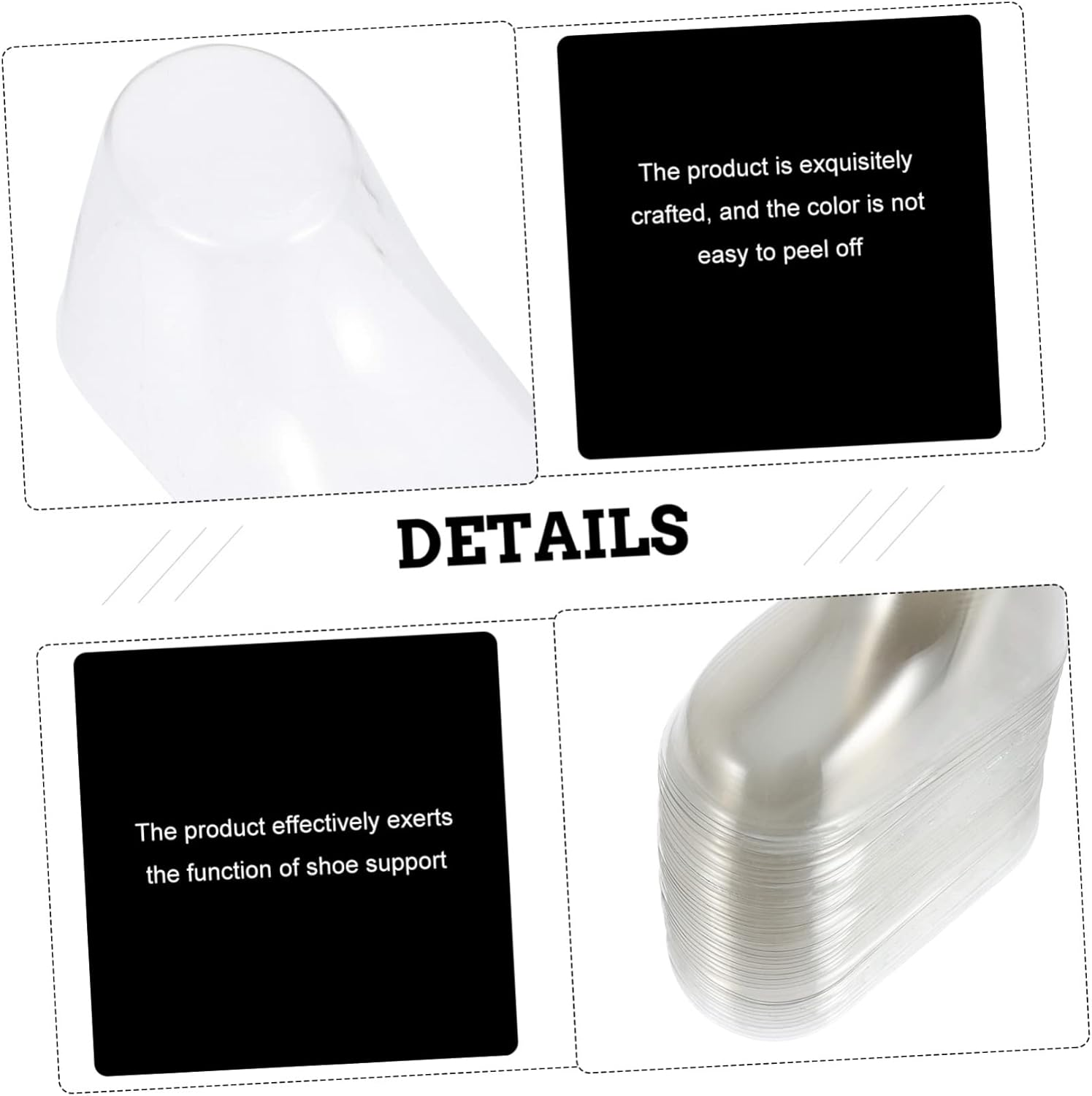 40Pcs Shoe Stretch Boy Girl Shoes Holder Feet Booties Display Stands Socks Display Holder for Displaying Boys and Girls image number 3