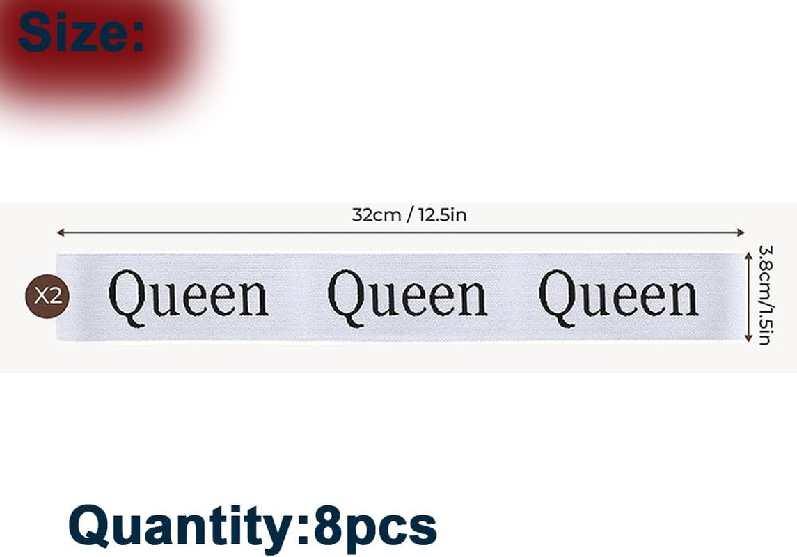 Bluejunior Bed Sheet Organizer Bands,8 Pcs Elastic Closet Organization Sheet Straps Elastic Bed Sheet Storage Sheet Keeper, Storage Labels Bedding Bands (Queen)