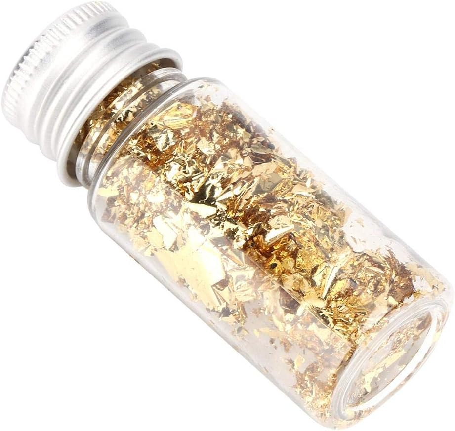 Stylish Food Decoration Non-Toxic Food Gold Foil, Gold Leaf Flakes, Bars for Families