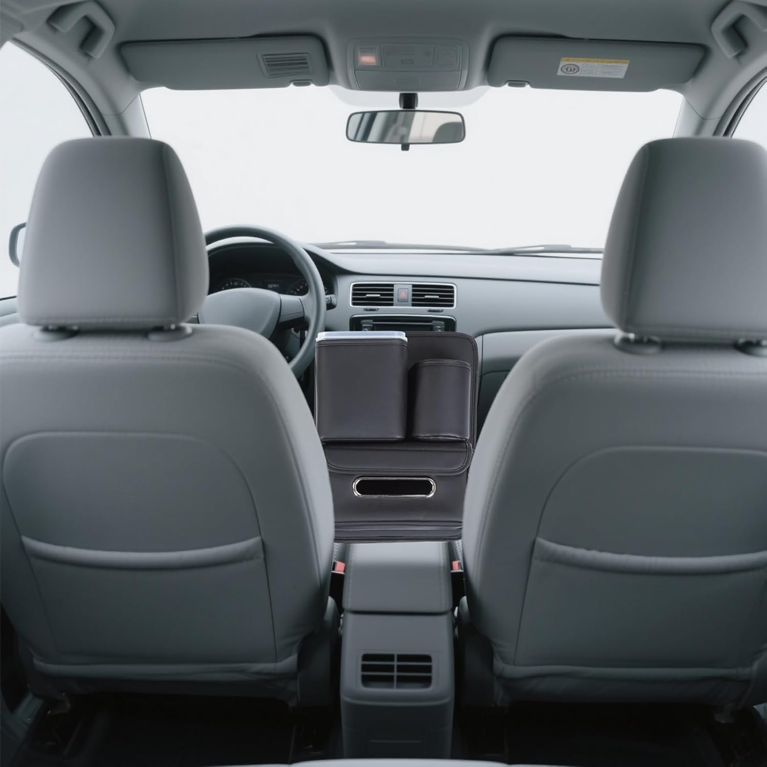 Car between Seat Organizer - Automotive Handbag Tissue Holder - Car Interior Handbag Organizer for Water Cup Tissue Umbrella Road Trip Document Storage Men Women Family Outing image number 3
