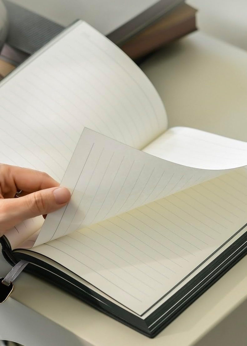 Deezac A5 Softcover Notebook, 260 Pages, Line Ruled Pages (Light Lilac) image number 6