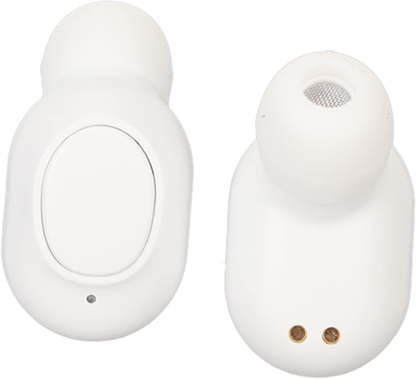 Bluetooth Earbuds Stereo IPX7 Heavy Bass Digital Power Display Wireless Earphones with Charging Case for Sports Fitness Running Black (白)