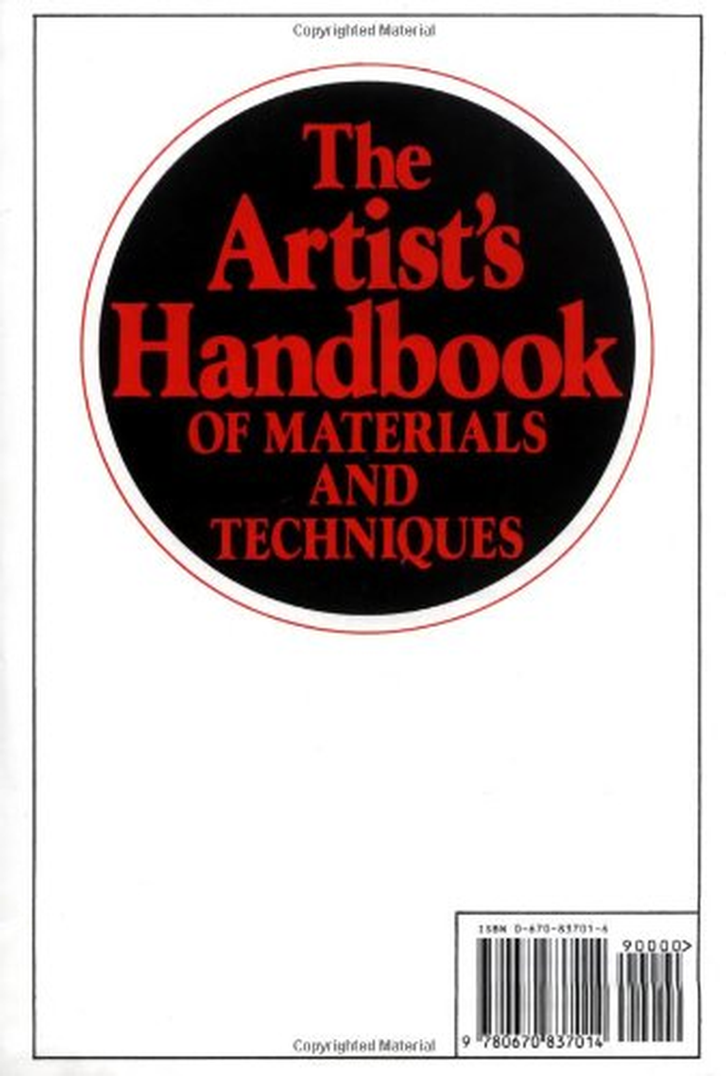 The Artist'S Handbook of Materials and Techniques: Fifth Edition, Revised and Updated