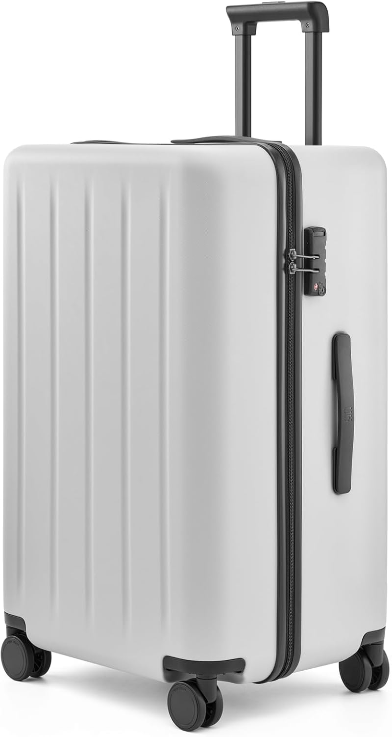 NINETYGO Carry on Luggage 22X14X9 Airline Approved, 20 Inch Hardshell Spinner Hardside Suitcase with Wheels, USB Port, TSA Lock for Travel Quick Getaway Business, Vermilion Red