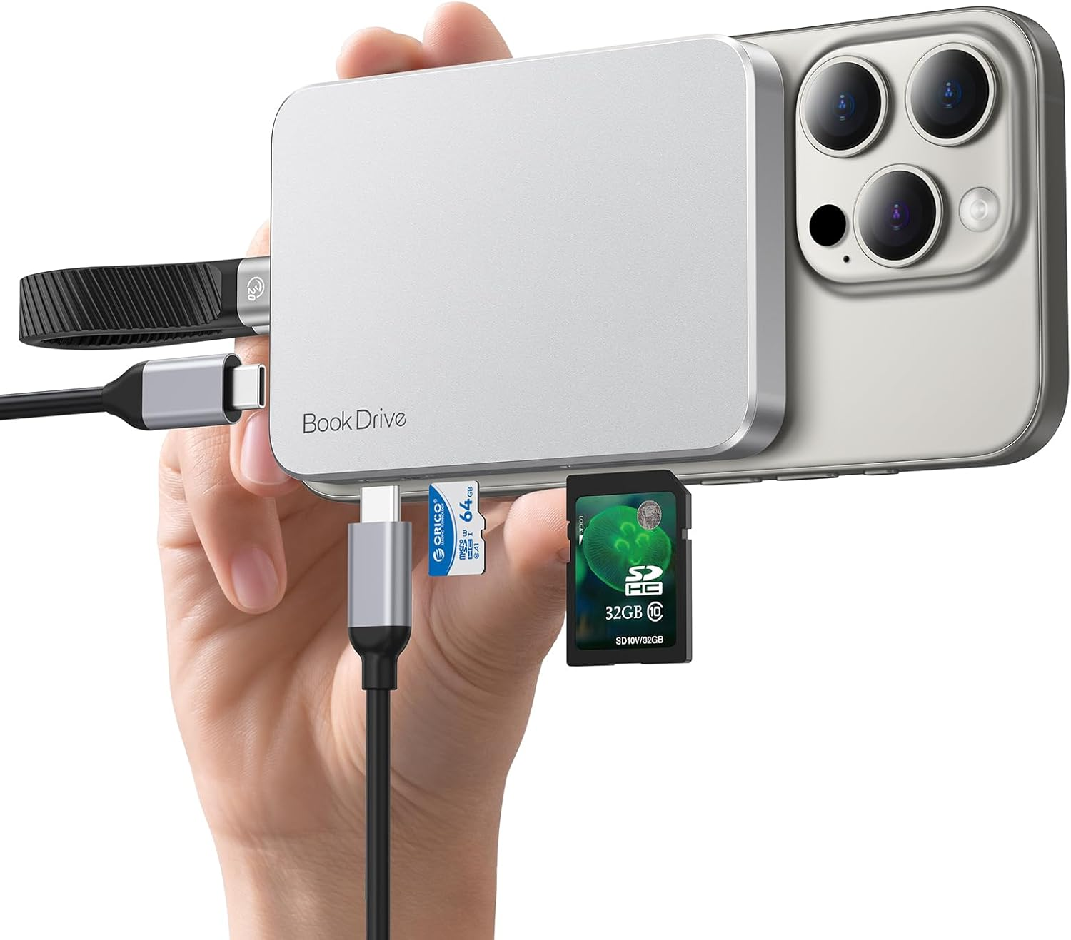 ORICO 512GB External SSD up to 1000Mb/S Portable Solid State Drive, P10PRO image number 4