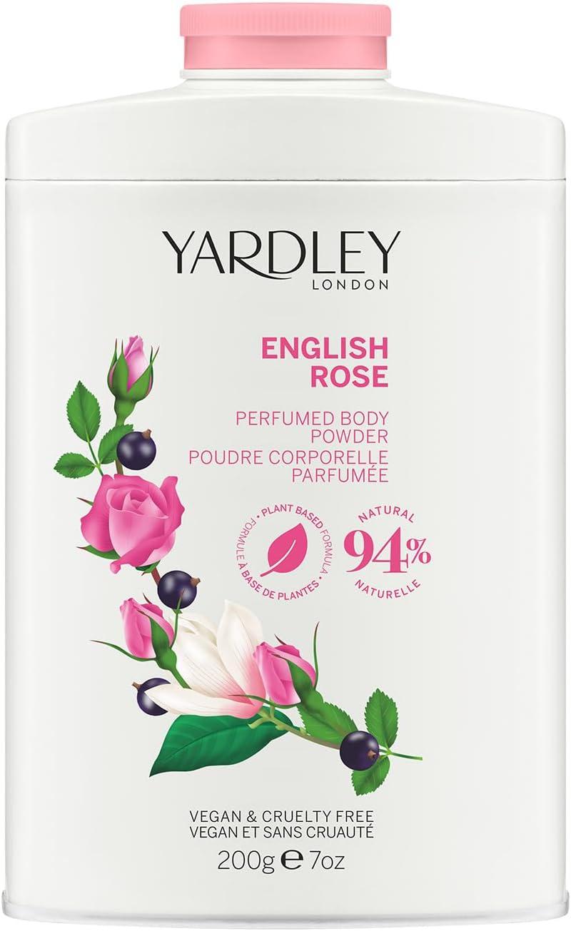 Yardley London English Rose Perfumed Body Powder 200G image number 1