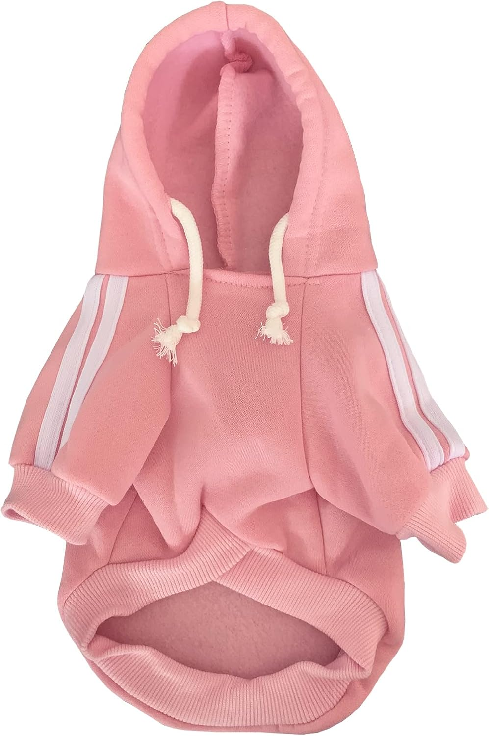 Izefia Dog Hoodie Dog Hoodies Clothes Apparel Fleece Dog Sweater Winter Sweatshirt Warm Cotton Loop Basic Dog Hoodie for Small Dog Puppy Cat Pink M image number 6