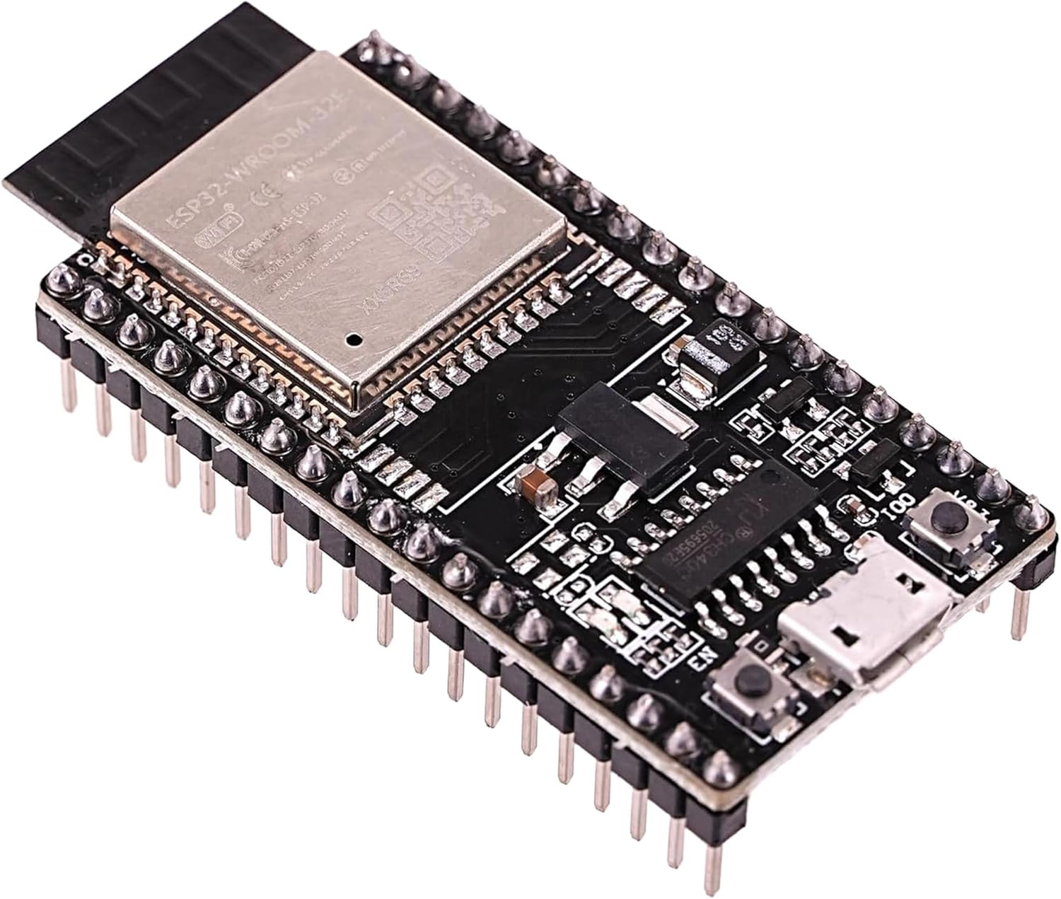 A-DIGISHUO 2Pcs Sp32-Devkitc-32E Development Board 2.4Ghz Dual-Mode Wifi+Bluetooth Dual Core Processor Integrated Antenna RF Amplifier Filter AP STA for Arduino IDE with Cable (Micro USB) image number 5