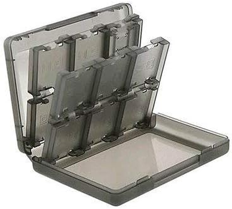 OSTENT 28-In-1 Game Memory Card Case Cover Holder Cartridge Storage Compatible for Nintendo 3DS - Color Pink