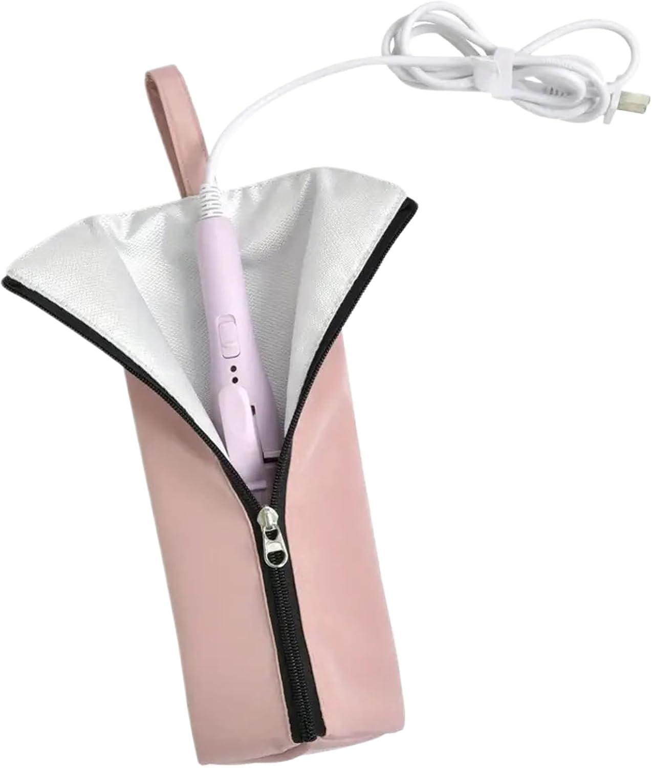 Hair Tool Travel Bag - Heat Resistant Mat Hair | Hairs Styling Pouch Bag | Dustproof Waterproof Portable Bags Travel | Tool Organizer Mat for Straighteners, Curling Irons, Dryers, Hot Air Brushe