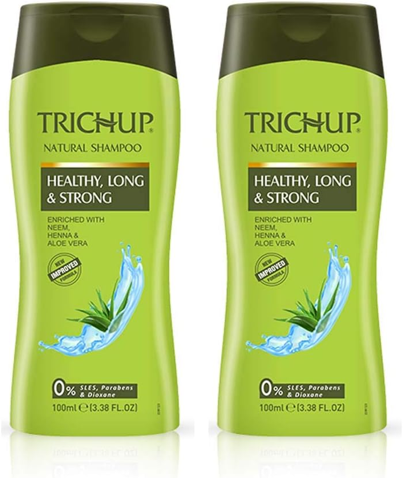 Pack of 2 - Trichup Herbal Shampoo - Healthy, Long & Strong - 100Ml image number 2
