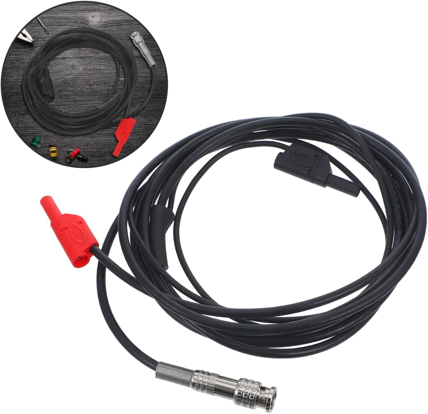 COOLHIYA Heavy Duty Automotive Test Kit to Banana Cable Multimeter Leads for Electronic Equipment image number 6