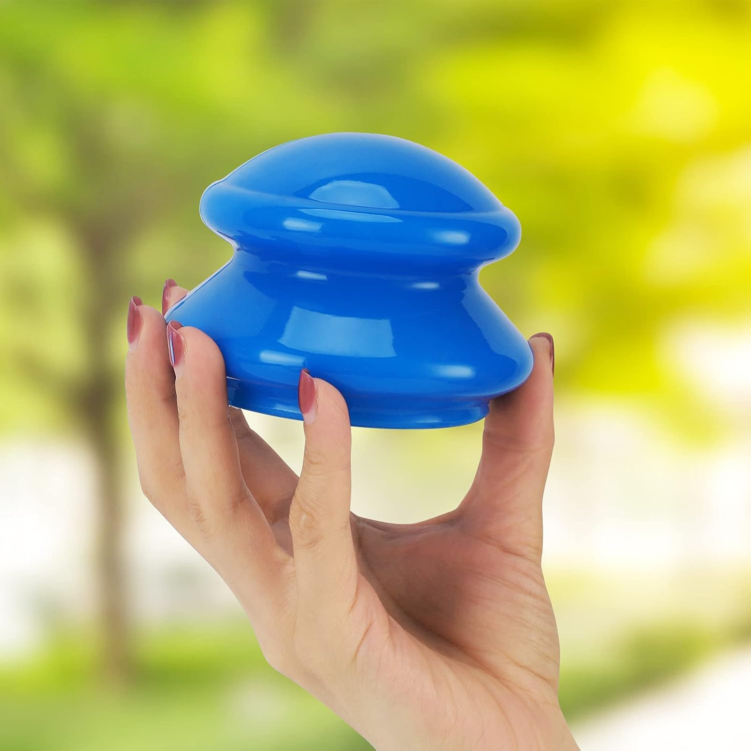 Silicone Cupping Therapy Set,Professional Studio and Home Cupping Set,Silicone Vacuum Suction Cellulite Cupping for Muscle and Joint Pain Cellulite Myofascial Massage & More(4 Sizes) image number 7