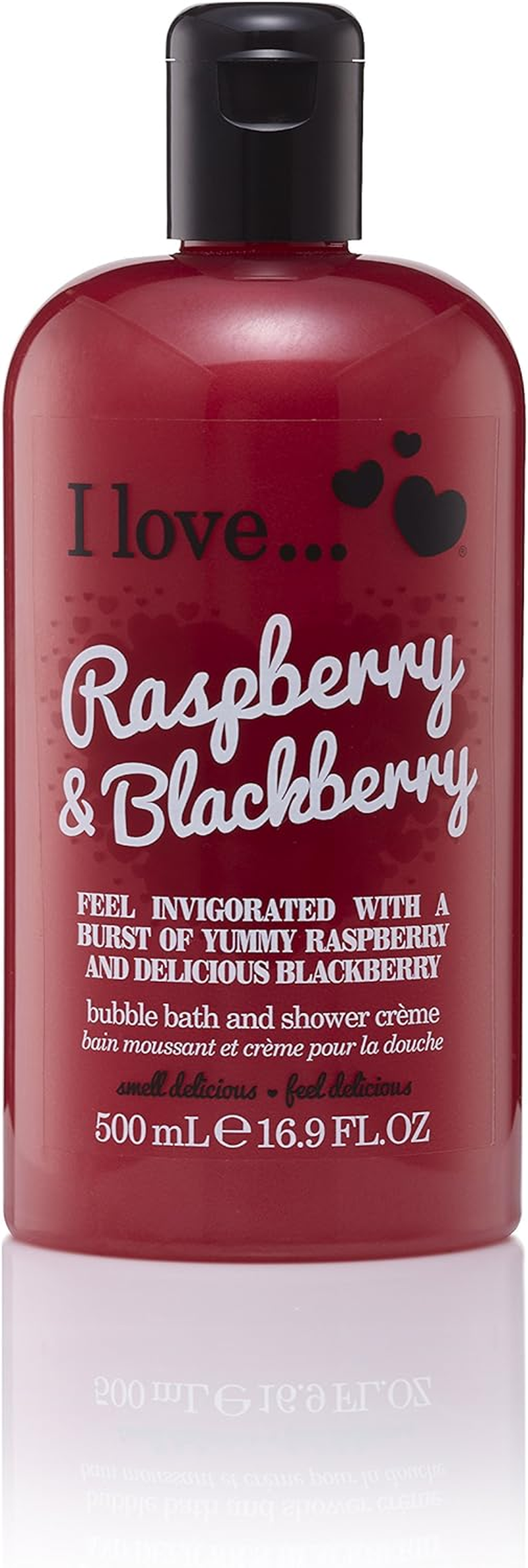I Love... Raspberry and Blackberry Bubble Bath and Shower Creme 500Ml