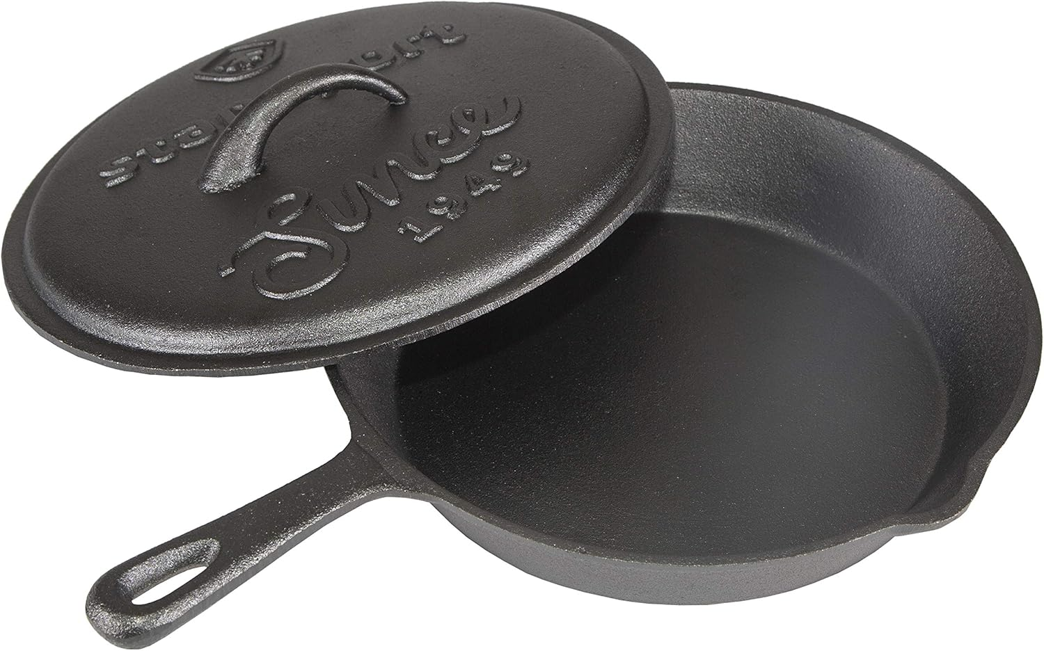 Stansport 16903 Cast Iron 6 Piece Cookware Set, Black image number 3