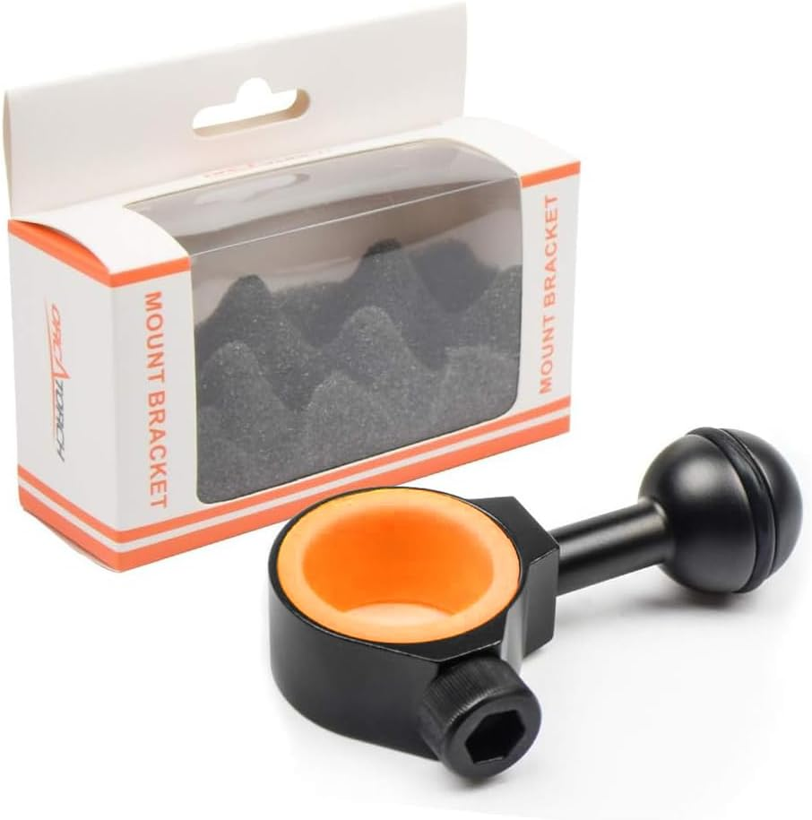 ORCATORCH ZJ18 New Universal Ball Joint Bracket Diving Torch Photography Video Lights Arm Buoyancy Fill Light Lamp Holder image number 2