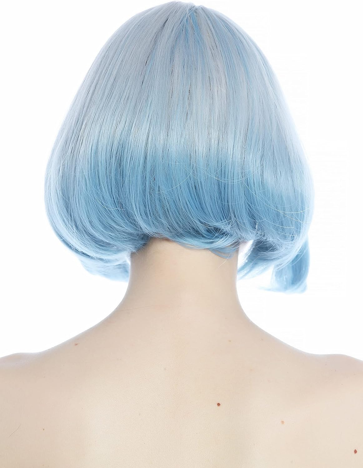 WIG ME up - DL228-88AR3904 Women'S Wig Short Bob Blue Light Blue Silver Highlighted image number 4