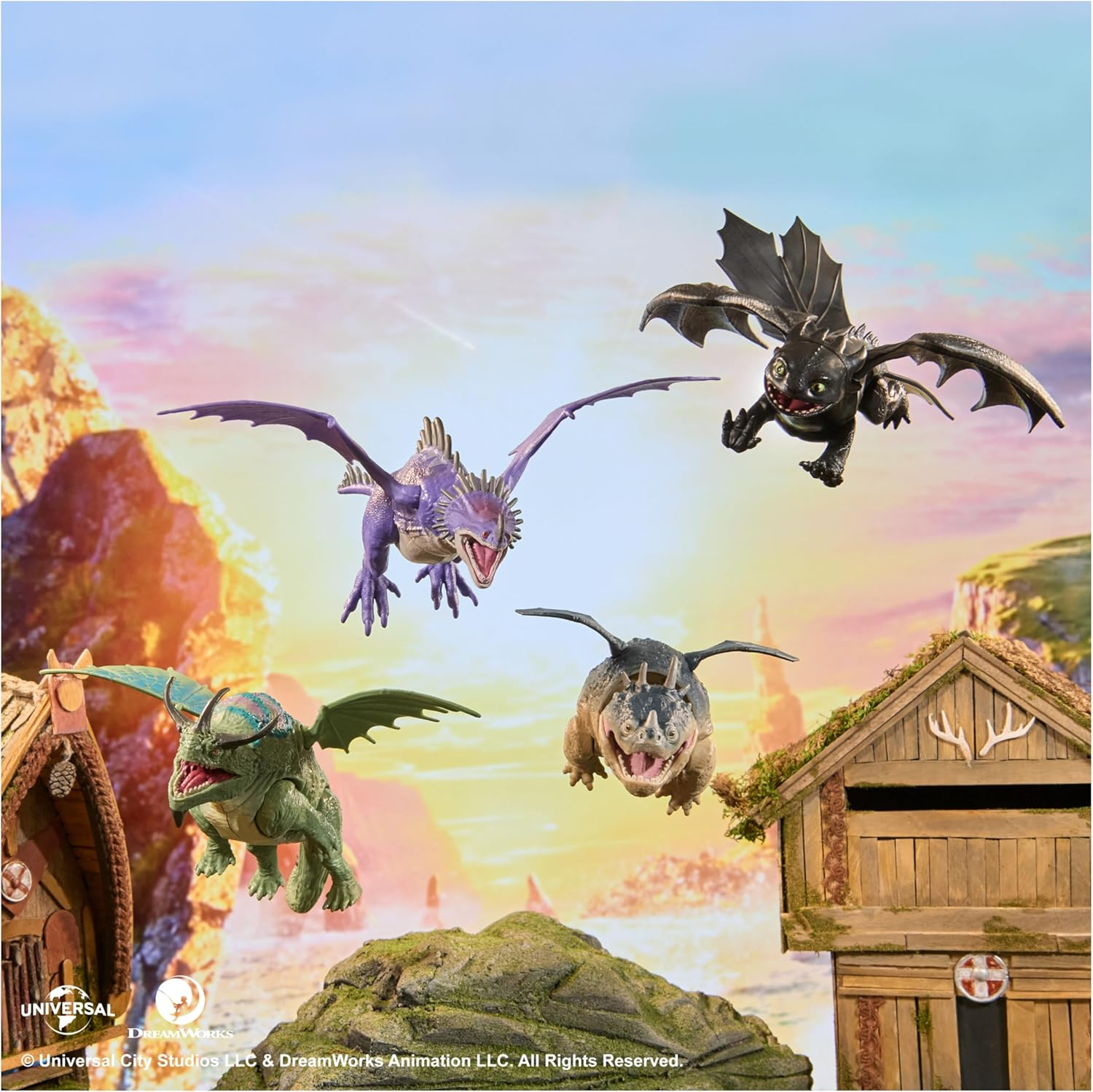 Dreamworks Dragons, How to Train Your Dragon, Toothless 23 Cm Dragon Action Figure, Kids Toys for Boys Ages 4 and Up image number 6