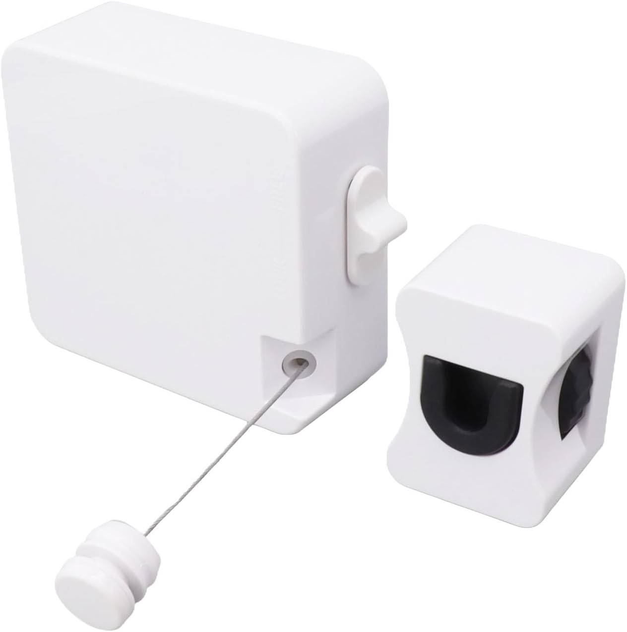 Clothes Line Retracting 6M/6.6Yd, Wall Mount Retractable Clothesline for Indoor Outdoor Backyard, Apartment Clothes Drying Rope String for Hanging Laundry, 25Kg Load Bearing image number 1