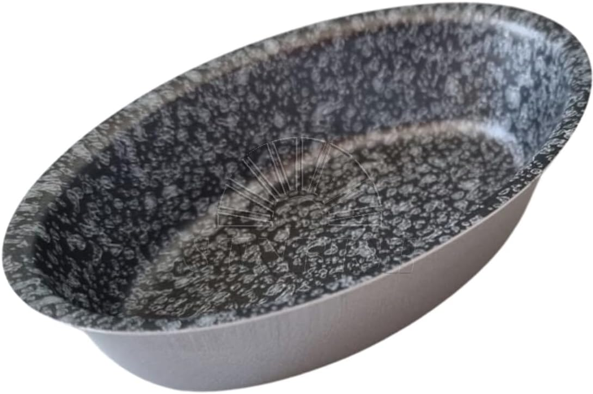 Leccesi Pasticciotto Leccese Pasticciotto Leccese Aluminium Baking Mould with Non-Stick Coating in Stone Look 100% Made in Italy Size 10.5 X 7 Cm (9) image number 1