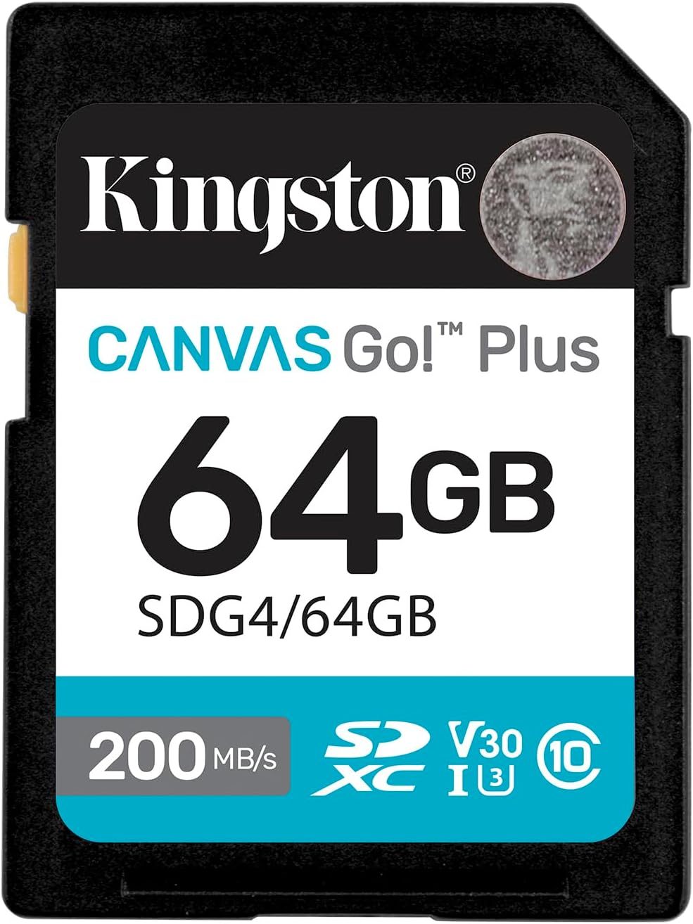 Kingston Canvas Go! plus (Up to 200Mb/S Read) SD 256GB image number 1